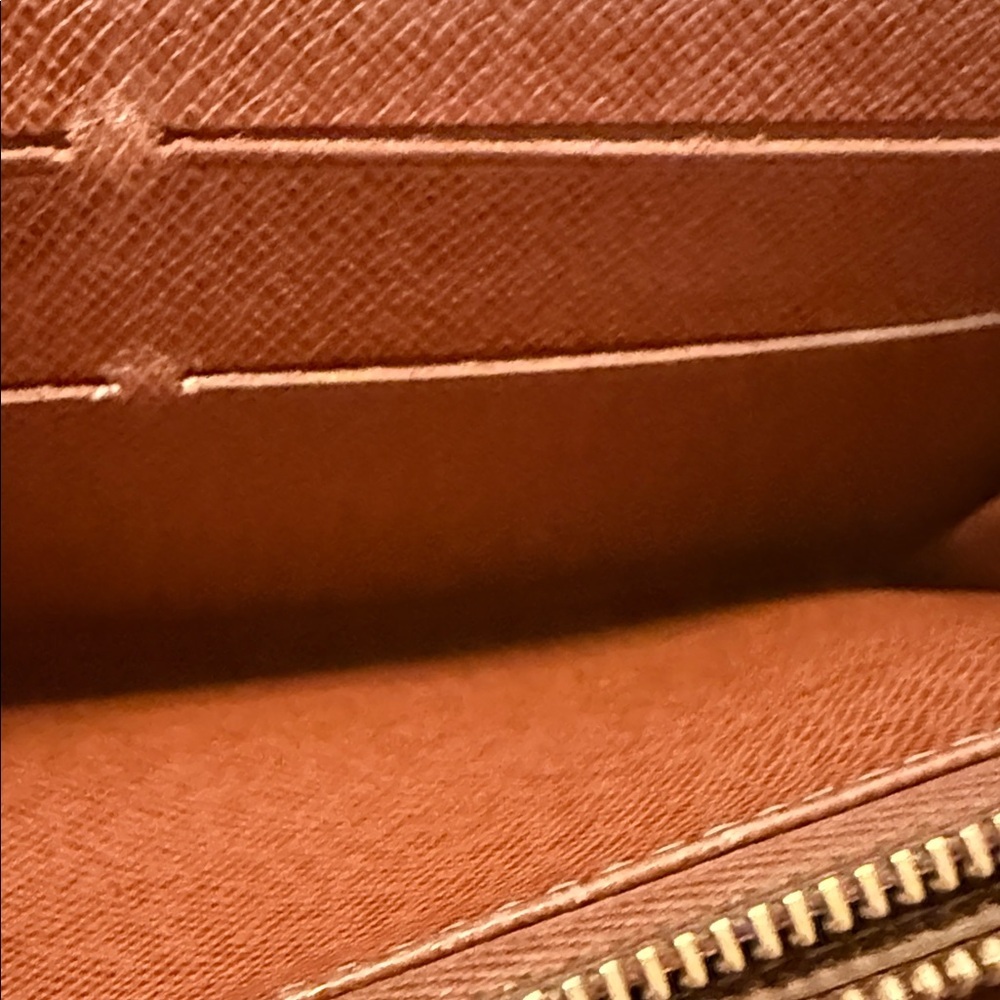 Louis Vuitton Sarah Long Brown Monogram Flap Snap Wallet Vintage - Picture 6 of 11